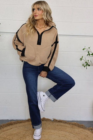The Tina Quarter Zip Top