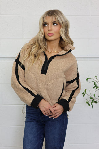 The Tina Quarter Zip Top