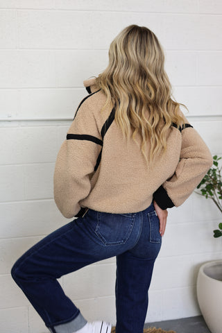 The Tina Quarter Zip Top