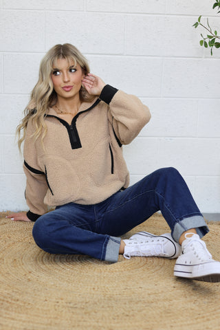The Tina Quarter Zip Top