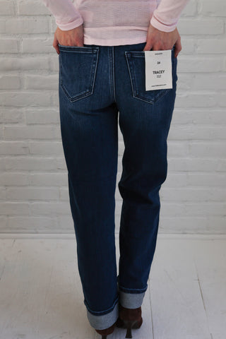 True Blue Cuffed Denim