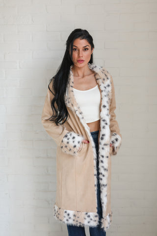 Darling Jacket w/ faux fur details ~ Bone