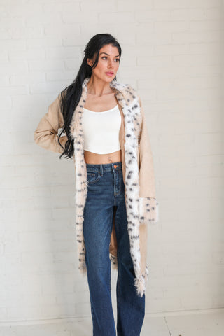 Darling Jacket w/ faux fur details ~ Bone