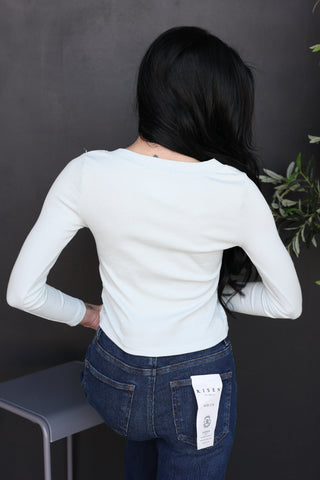Sasha Crop Button Cardigan