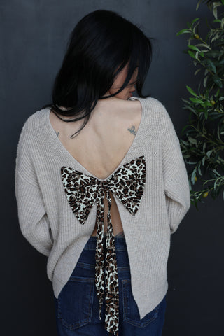 Wild Grace Bow Sweater