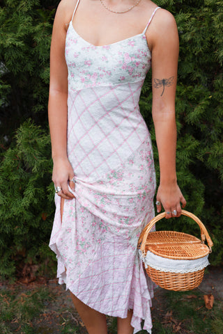 Blush Meadow Ruffle Dress