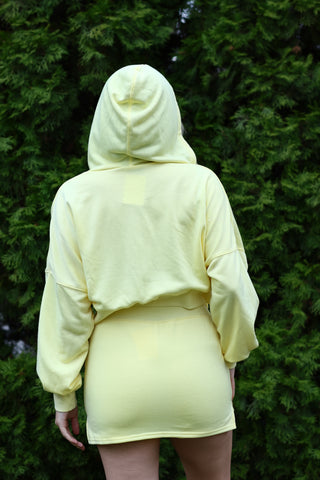 Sunshine Mid Rise Mini Skort~ Lemon