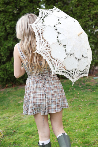 Cottage Lane Plaid Dress