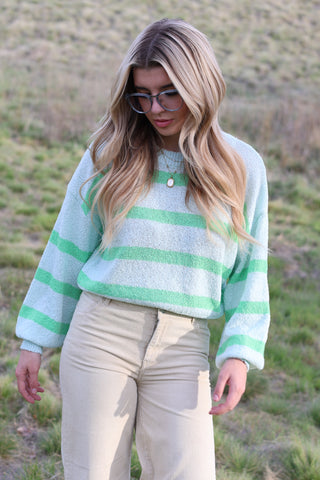 Rowan Striped Sweater Top