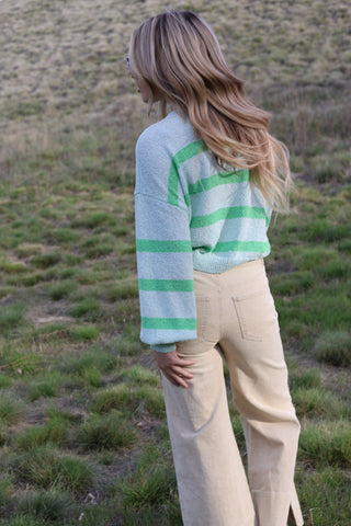 Rowan Striped Sweater Top