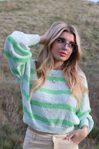 Rowan Striped Sweater Top