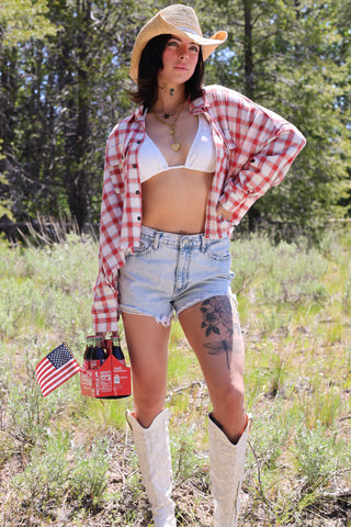 Rosie Picnic Crop Shirt
