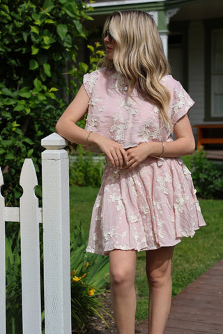 Blossom Whisper Eyelet Skirt