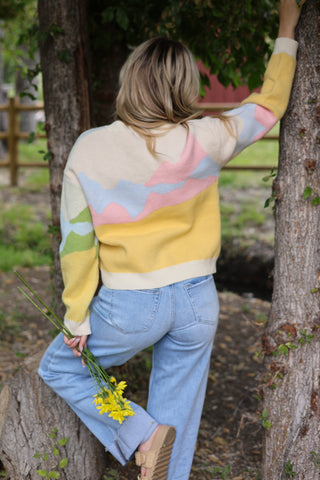 Pastel Horses Cardigan