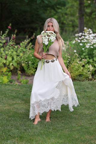Luna and Lace Midi Skirt