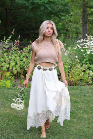 Luna and Lace Midi Skirt