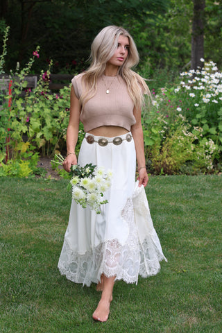 Luna and Lace Midi Skirt