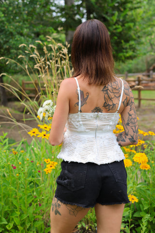 Marigold Lace Corset Top
