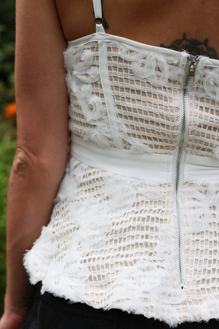Marigold Lace Corset Top