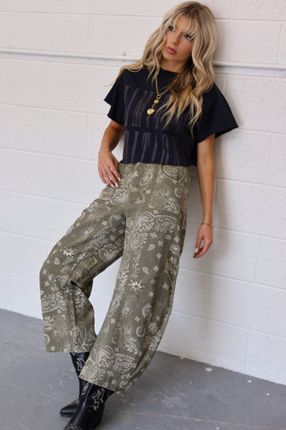 Limited Edition Blacked Out Cropped Graphic Tee