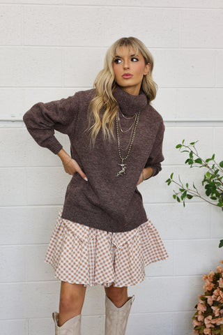 Maple Gingham Dress
