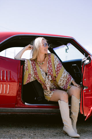 It’s a Vibe Tropical Print Romper