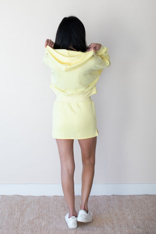 Sunshine Mid Rise Mini Skort~ Lemon