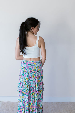 Spring Vibes Smocked Tiered Skirt/Dress