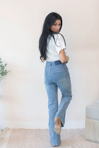 Gigi Knit Vest with Short Sleeve Top