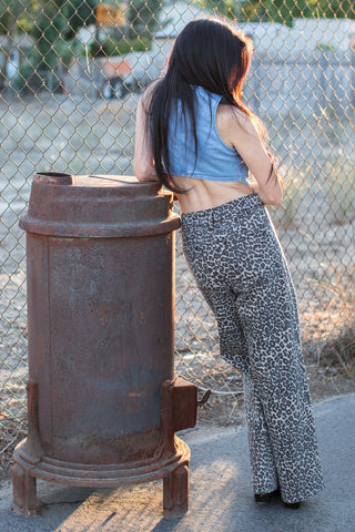 Darlin Leopard Print Jeans