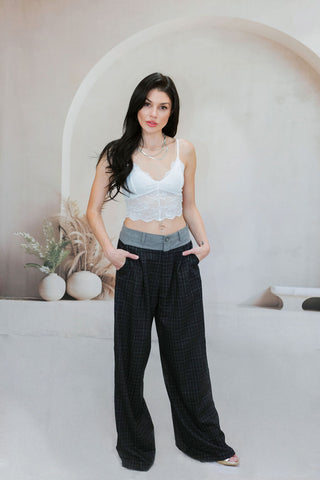 Rowan Plaid Trousers