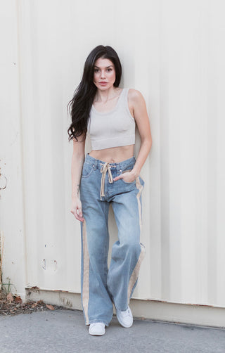 Sandstone Contrast Denim