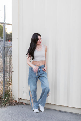 Sandstone Contrast Denim