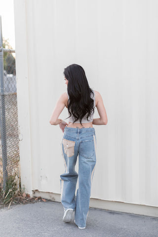 Sandstone Contrast Denim