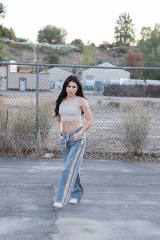 Sandstone Contrast Denim