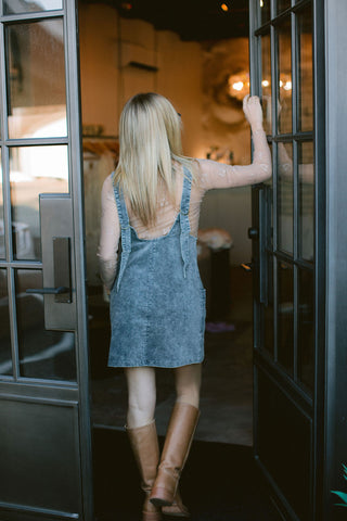 Blue Haze Corduroy Dress