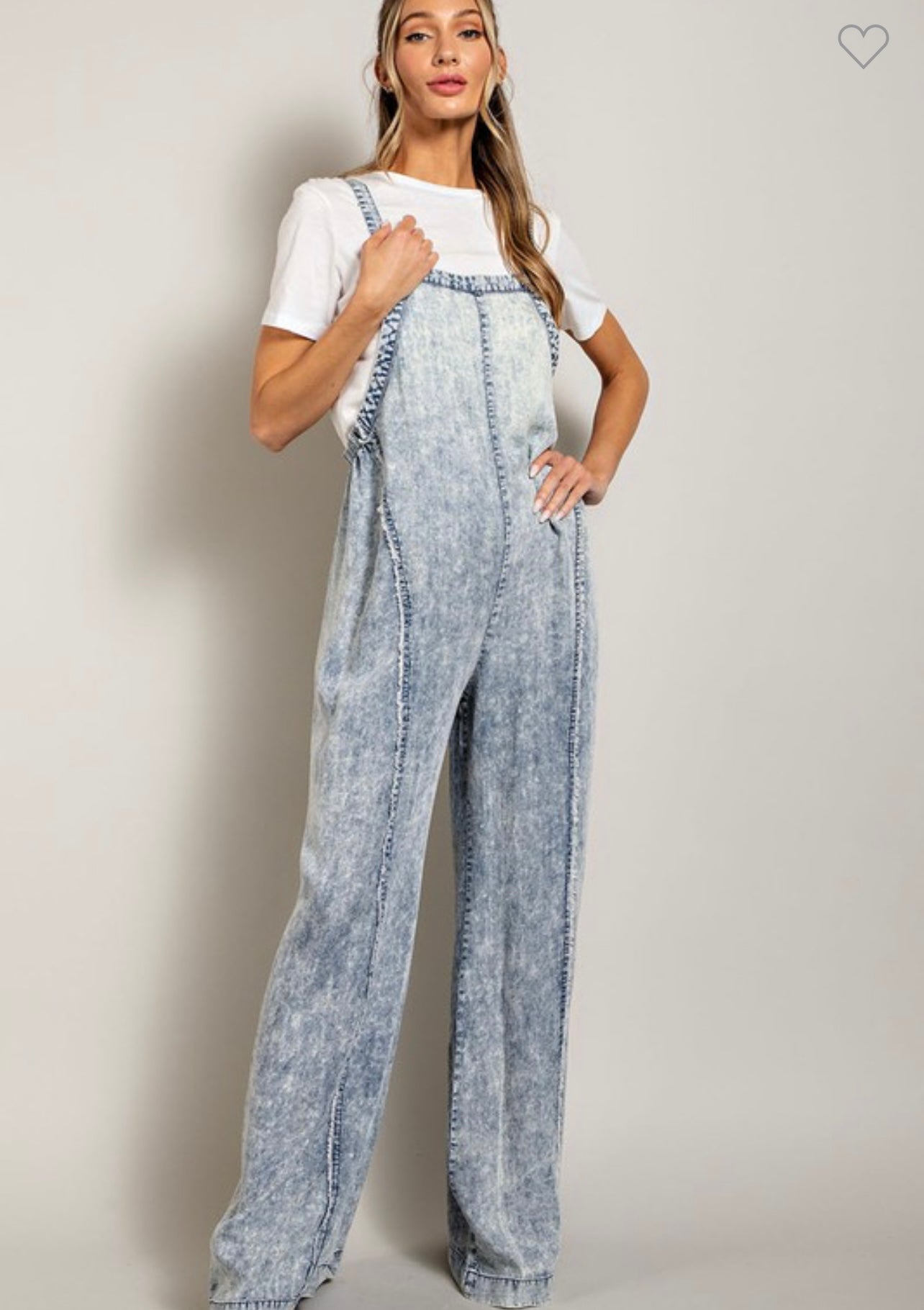 Kaylie Mineral Washed Jumpsuit