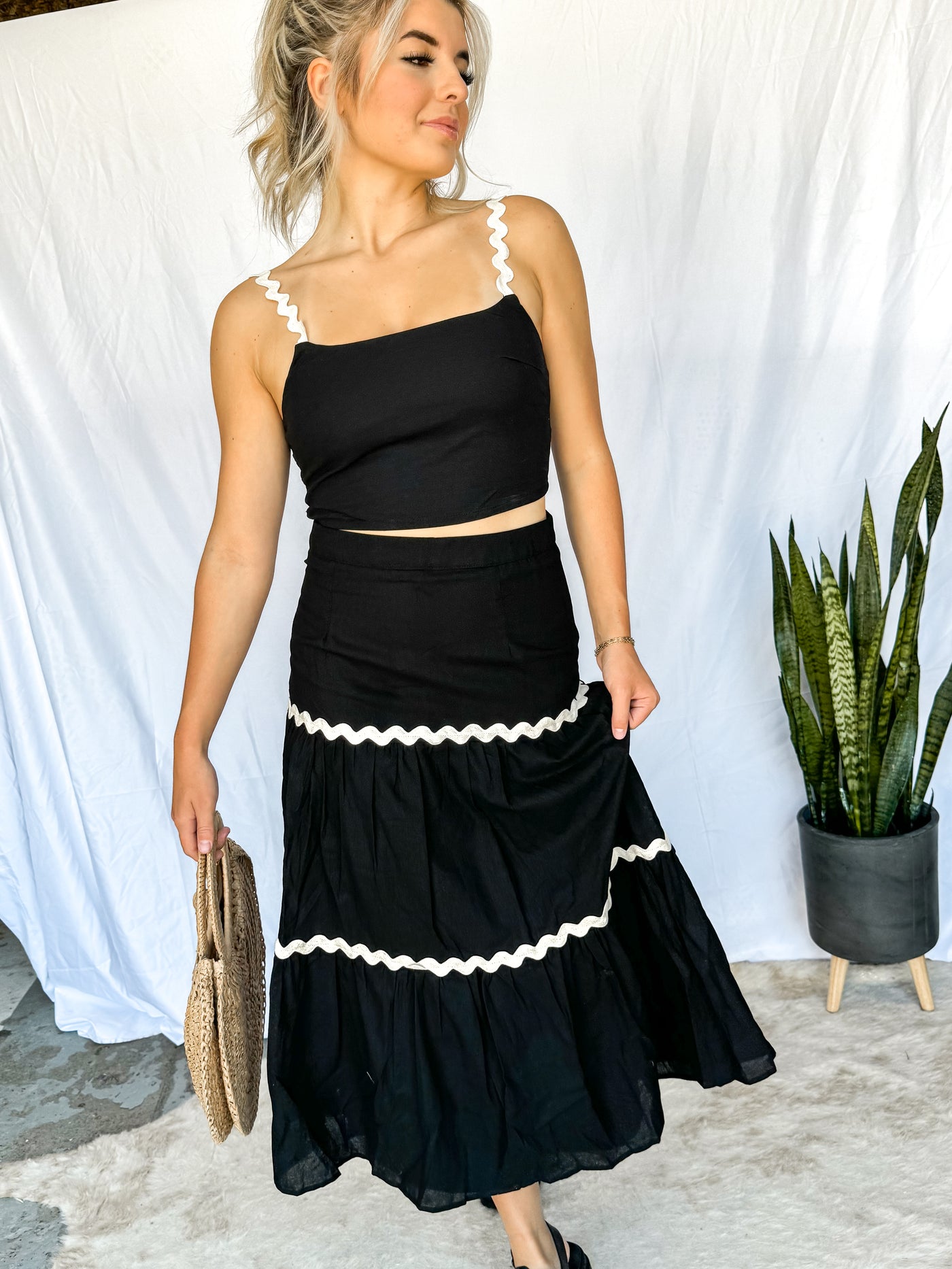 Nice and Easy Two Piece Skirt and Top Set