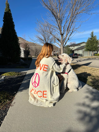 Love and Peace Cardigan