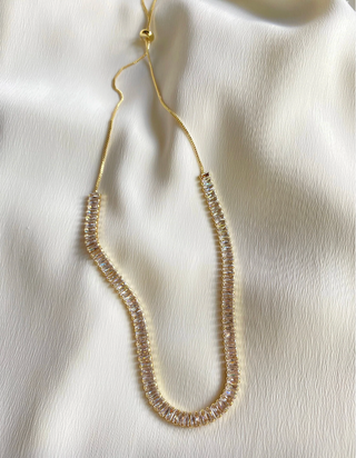 Erika Adjustable Tennis Necklace