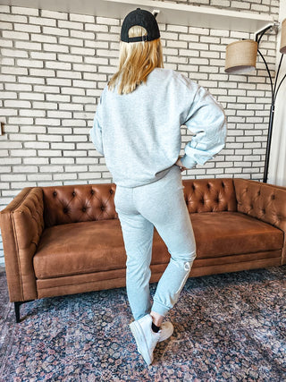 Pretty Little Bow Sweatpants ~ Grey